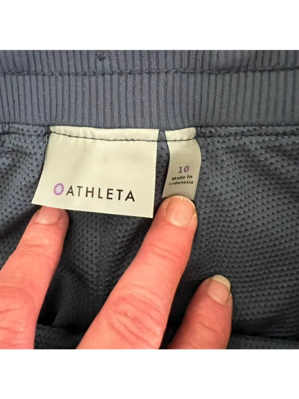 Vtg Athleta Trekkie Skort Black Sz 10 Cargo Zip Pockets Gorpcore Athleisure - Picture 5 of 10
